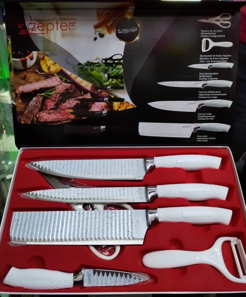 Juego de cuchillos para cocina con bloque, juego de cuchillos de cocina de  15 piezas, juego de cuchillos de chef ultra afilados para cocina, apto para